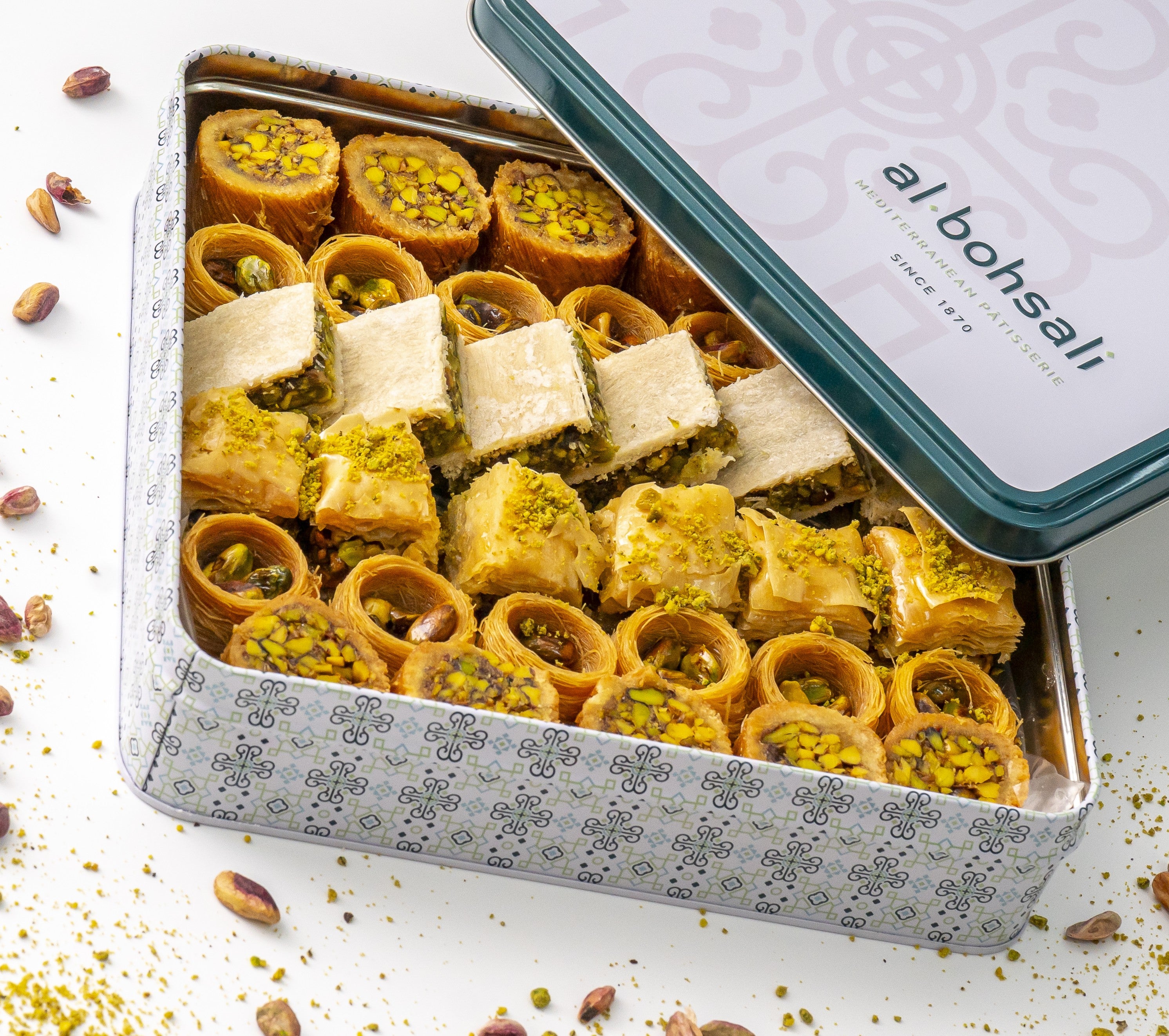 Baklava Pistachio Mix - 34pcs