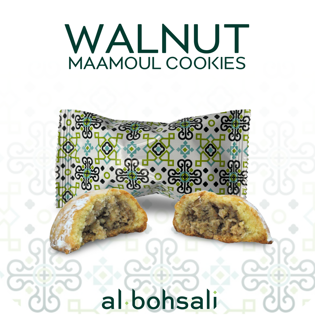 Maamoul Walnut Filled Shortbread Cookies